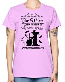 the witch is in the house sign 20# - witch -  Missy T-Shirt