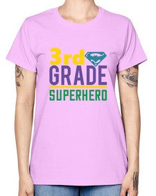 third Grade Superhero 976# - third grade -  Missy T-Shirt