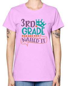 third grade nailed it 970# - third grade -  Missy T-Shirt