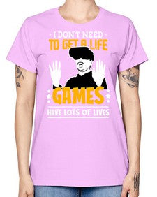 to get a life game 159# - video games -  Missy T-Shirt