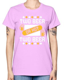 two beer or not two beer 1677# - beer -  Missy T-Shirt