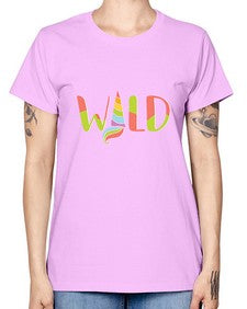 wild 559# - unicorn -  Missy T-Shirt