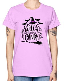 witch better have my candy 17# - witch -  Missy T-Shirt