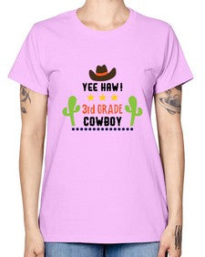 yee haa cowboy rd grade 1258# - western -  Missy T-Shirt