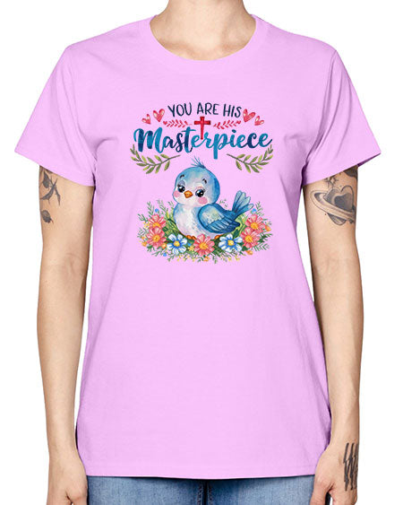 you are his masterpiece 85# - birds -  Missy T-Shirt
