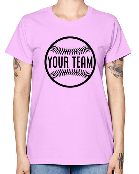 your team 2270# - softball -  Missy T-Shirt