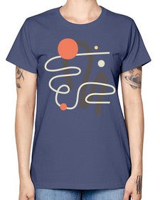 Abstract Shape 198# - art pop art -  Missy T-Shirt