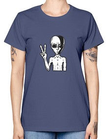 Alien 59# - ufo -  Missy T-Shirt