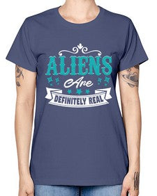 Aliens are real 26# - ufo -  Missy T-Shirt