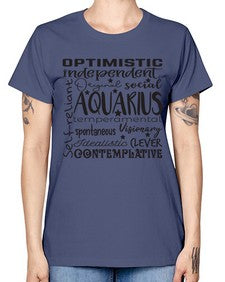Aquarius 563# - aquarius -  Missy T-Shirt