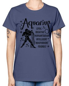 Aquarius 64# - aquarius -  Missy T-Shirt