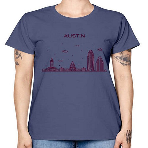 AustinTX 380# - cities -  Missy T-Shirt