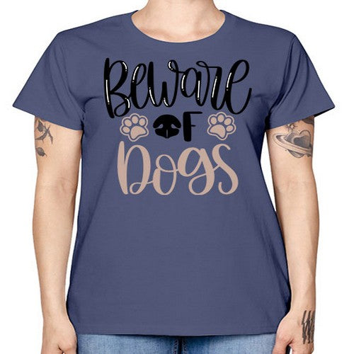 Beware Of Dogs Style 33# - dogs -  Missy T-Shirt