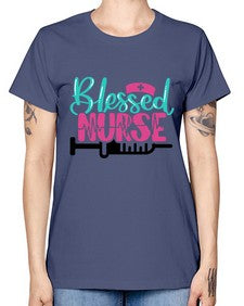Blessed Nurse Style Style 628# - nurse -  Missy T-Shirt