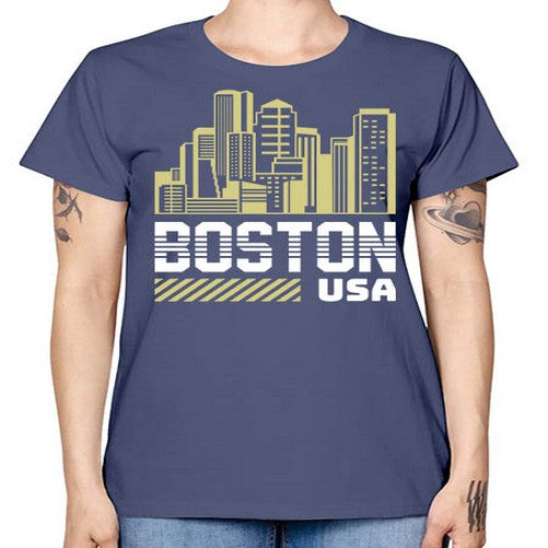 Boston 480# - cities -  Missy T-Shirt