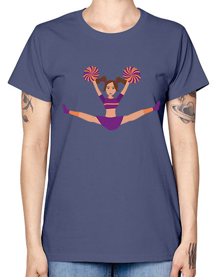 Cheerleader 15# - cheer -  Missy T-Shirt