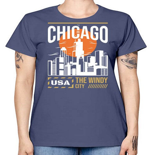 Chicago 571# - cities -  Missy T-Shirt