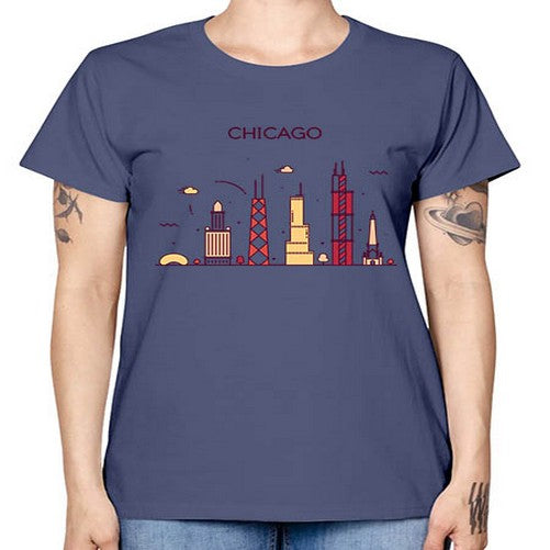 Chicago 572# - cities -  Missy T-Shirt