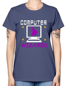Computer wizard 52# - computer -  Missy T-Shirt