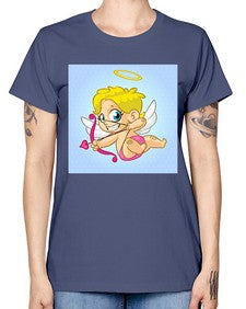 Cupid 79# - cartoon general -  Missy T-Shirt