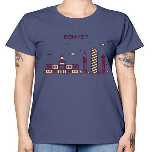 Denver 661# - cities -  Missy T-Shirt