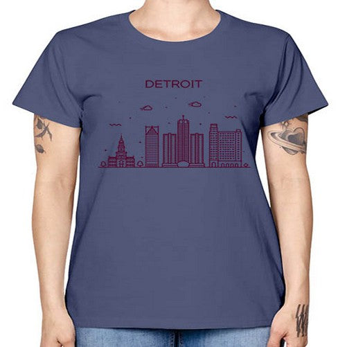 DetroitMI 663# - cities -  Missy T-Shirt