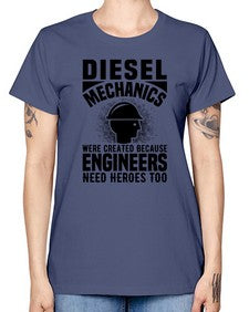Diesel mechanics Style 709# - engineer -  Missy T-Shirt