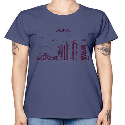 Doha 671# - cities -  Missy T-Shirt