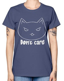 Dont Care - cats -  Missy T-Shirt