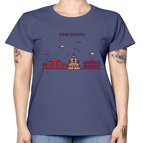 Dresden 683# - cities -  Missy T-Shirt