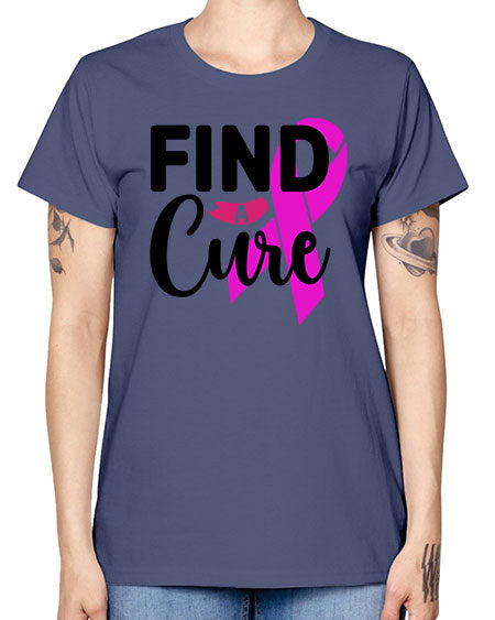 Find a Cure 26# - breast cancer -  Missy T-Shirt
