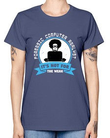 Forensic computer analyst 46# - computer -  Missy T-Shirt