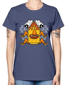 Fuck the weekend 128# - cartoon general -  Missy T-Shirt