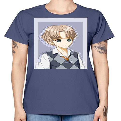 Handsome and cool boy with uniform 34# - anime -  Missy T-Shirt