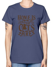 Home Is Where My Cats Are Style 15# - cats -  Missy T-Shirt