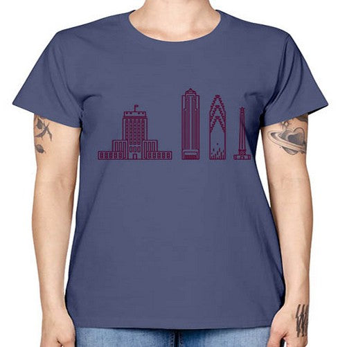 Houston 909# - cities -  Missy T-Shirt