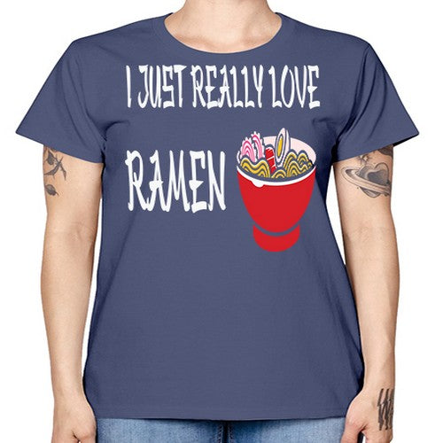 I Just Love Ramen Japanese Anime 238# - anime -  Missy T-Shirt