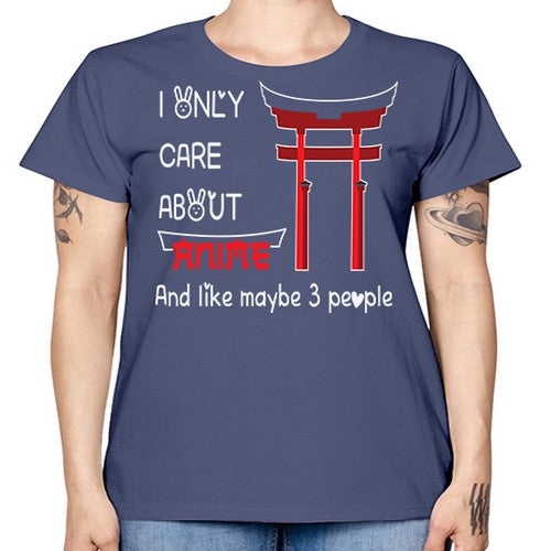 I Only Care About Anime Anime 240# - anime -  Missy T-Shirt