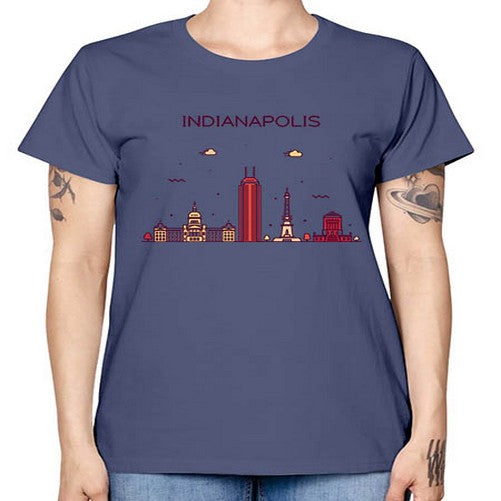 Indianapolis 949# - cities -  Missy T-Shirt