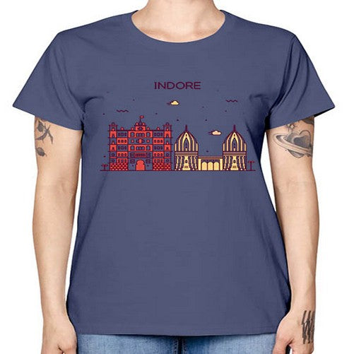 Indore 953# - cities -  Missy T-Shirt