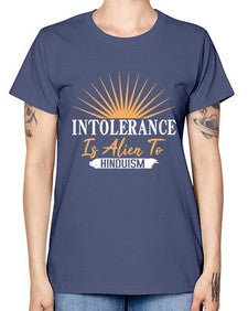 Intolerance is alien 29# - ufo -  Missy T-Shirt