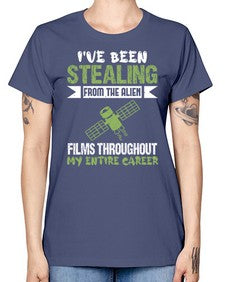 Ive been stealing from the alien 30# - ufo -  Missy T-Shirt