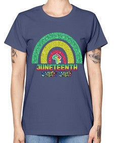 Juneteenth Vibes Only 5# - black juneteenth -  Missy T-Shirt
