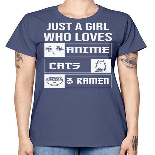 Just A Girl Who Loves 263# - anime -  Missy T-Shirt