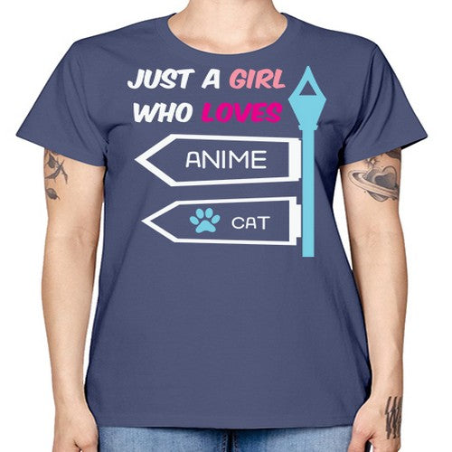 Just A Girl Who Loves Anime 264# - anime -  Missy T-Shirt