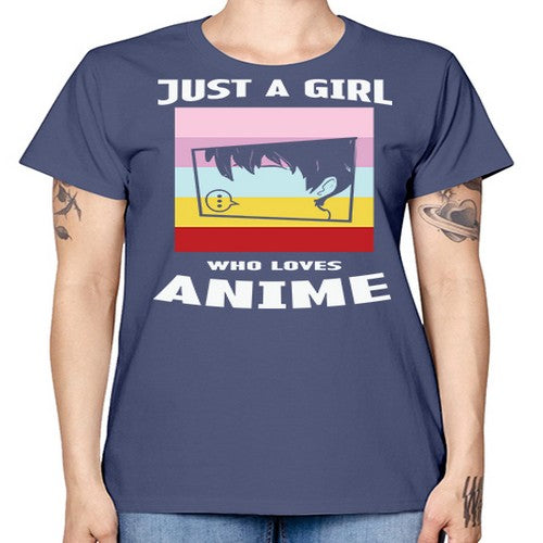Just A Girl Who Loves Anime 265# - anime -  Missy T-Shirt