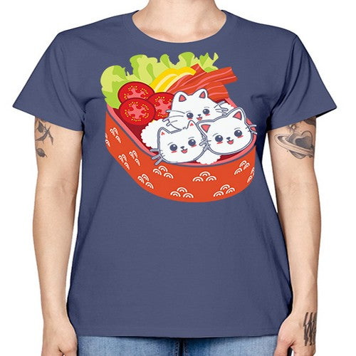 Kawaii Cat Boxed Lunch Anime Anime 266# - anime -  Missy T-Shirt