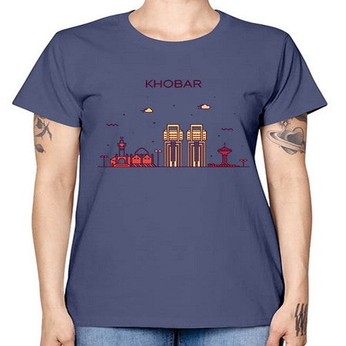 Khobar 1053# - cities -  Missy T-Shirt