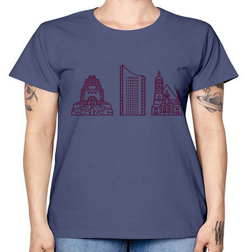 Leipzig 1127# - cities -  Missy T-Shirt