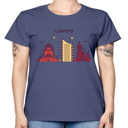 Leipzig 1128# - cities -  Missy T-Shirt